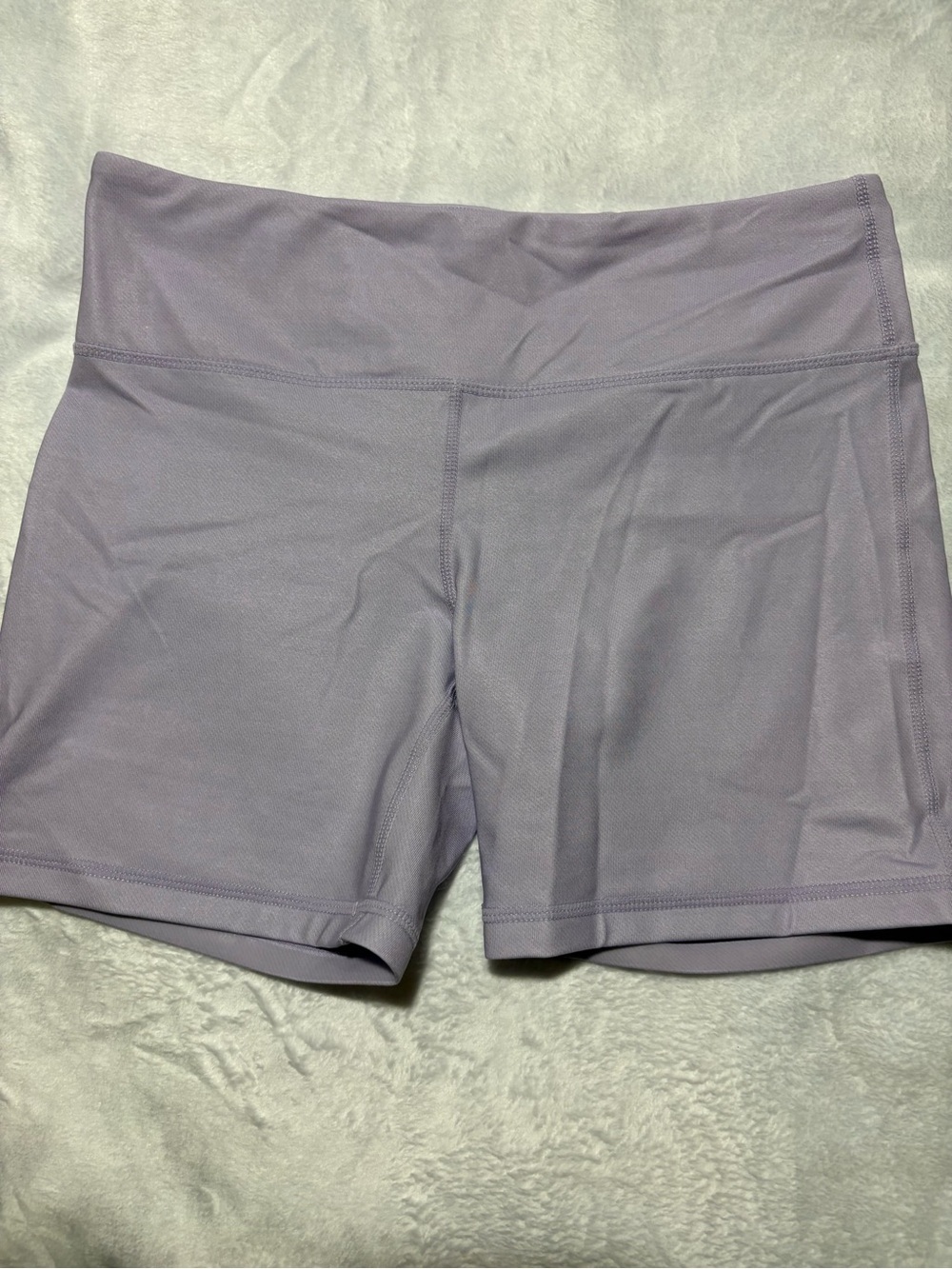 IAB Lavender Mid-Rise Bike Shorts for Women - Size 8/Medium